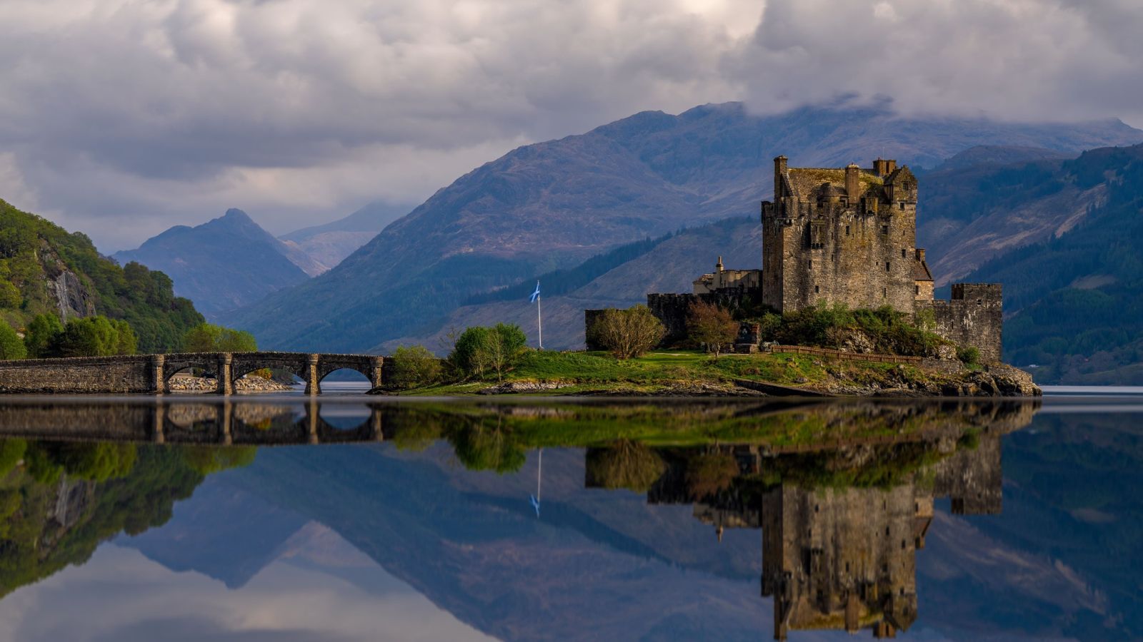 Eilean Donan Castle on a Highland loch